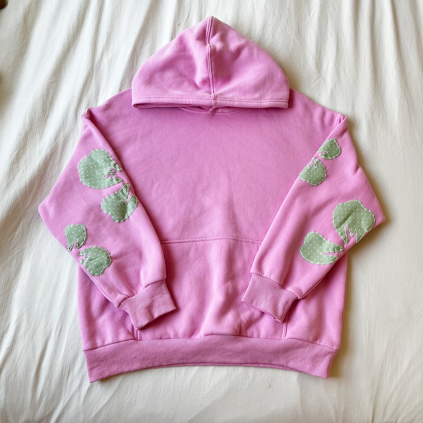 hibiscus custom patchwork hoodie pre order