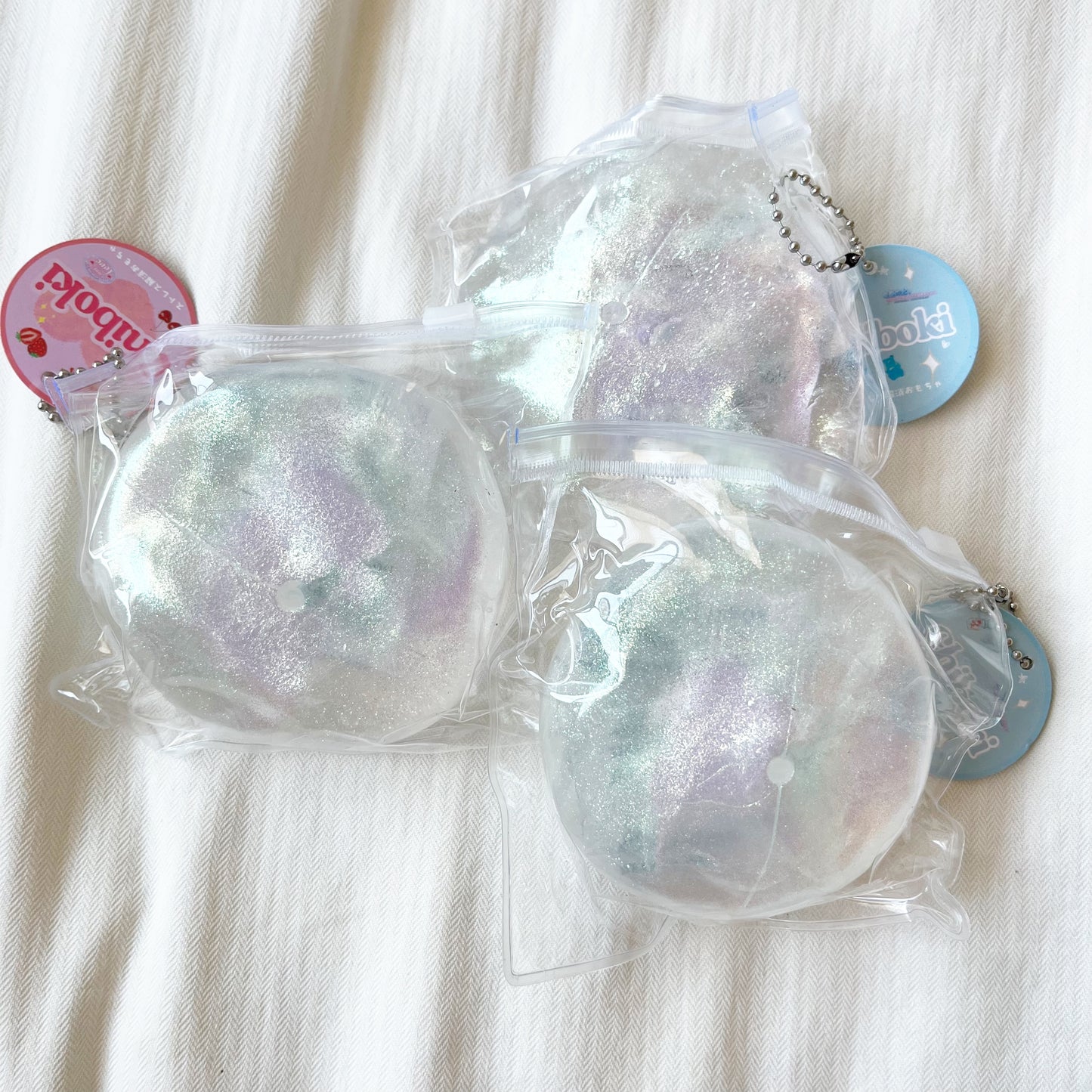 chiboki glitter ball squeeze squishy
