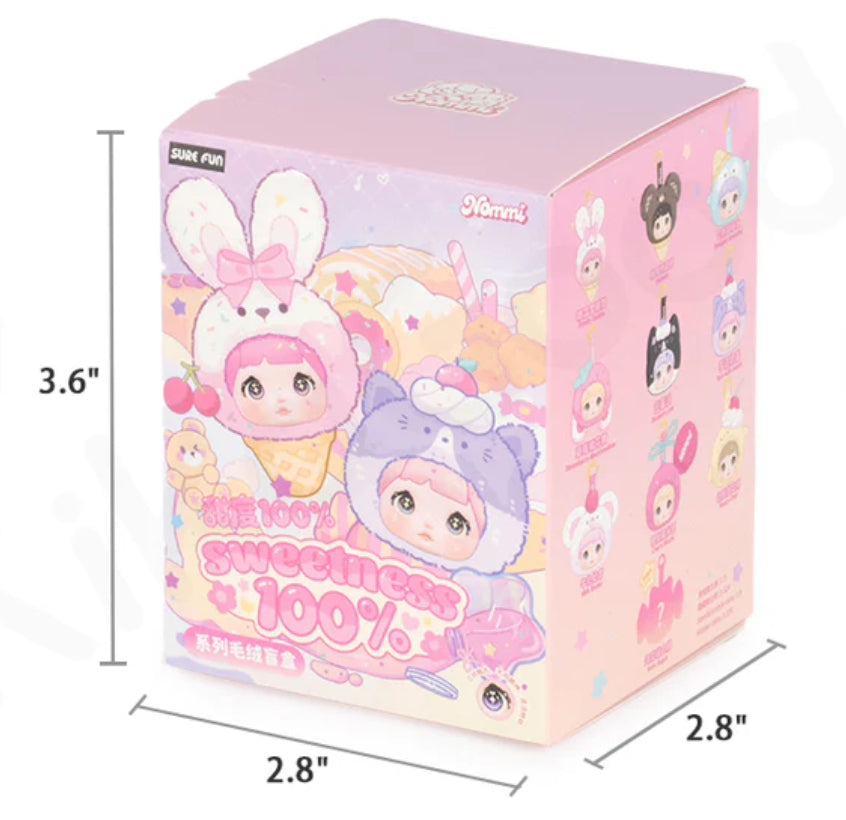 nommi glutinous rice 100% sweetness series plush blind box
