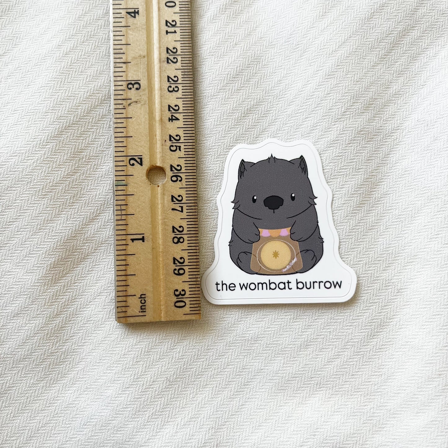 the wombat burrow stickers
