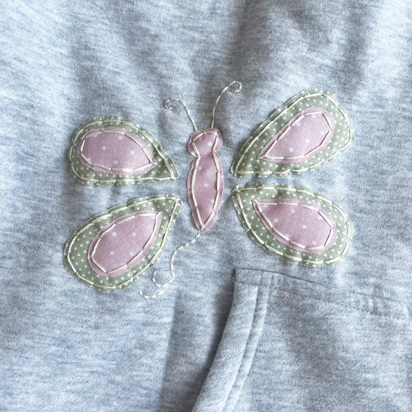 bear and bugs patchwork hoodie - medium
