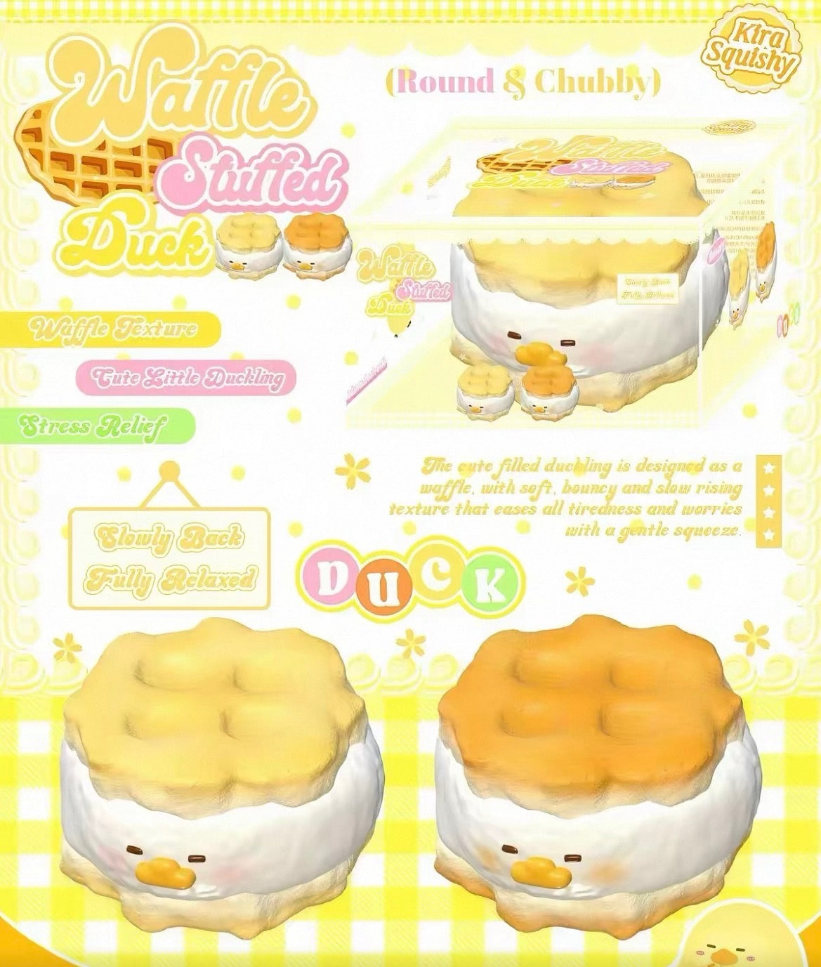 lisa duck waffle squishy