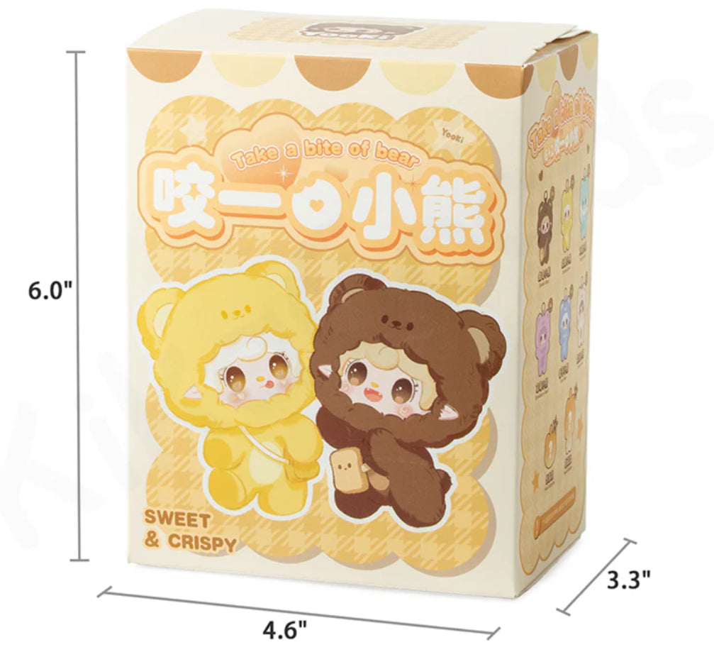 YOOKI take a bite of bear series plush blind box