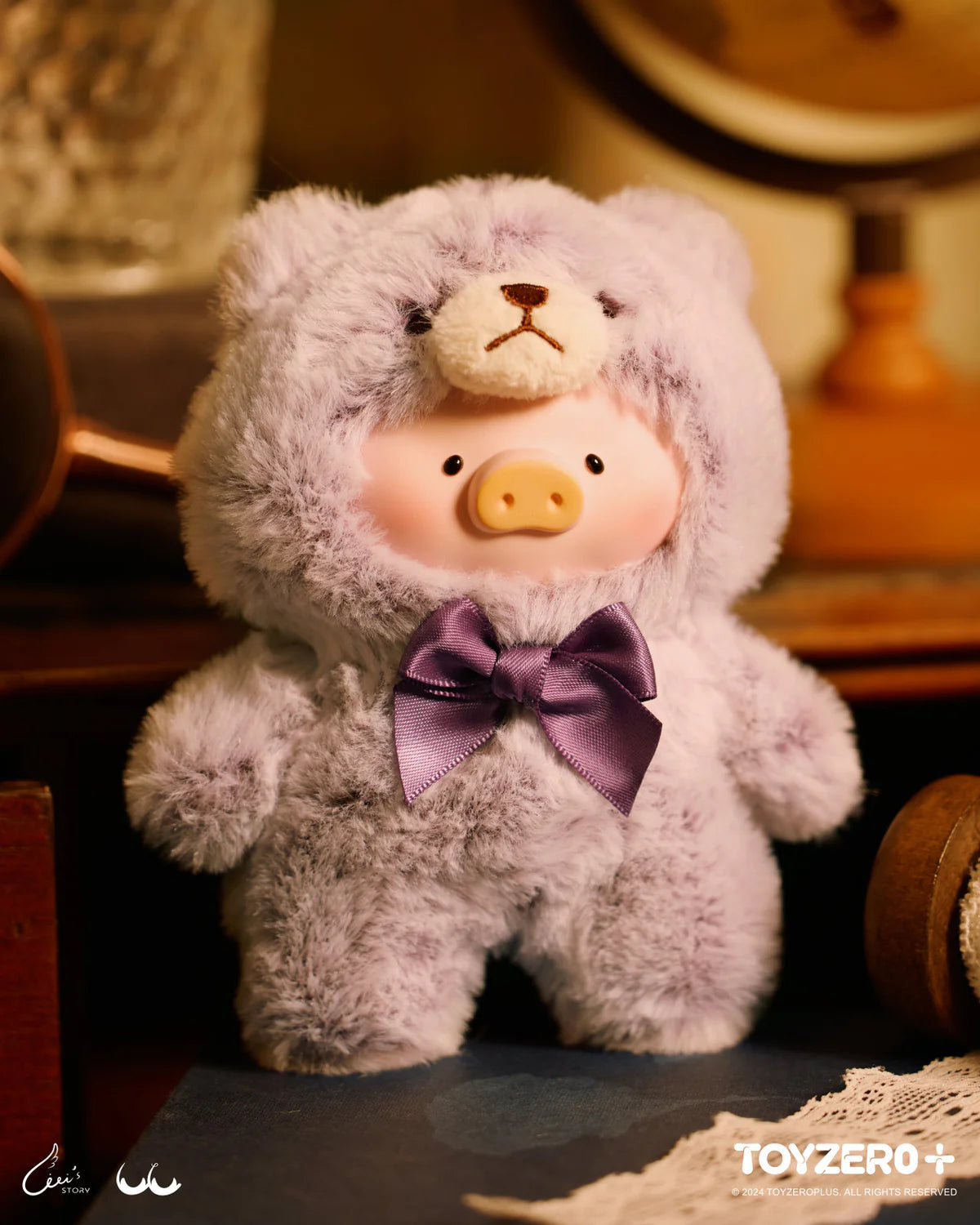 lulu the piggy vintage teddy shop vinyl face blind box