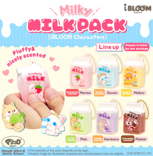 ibloom milky milk pack squishy blind box