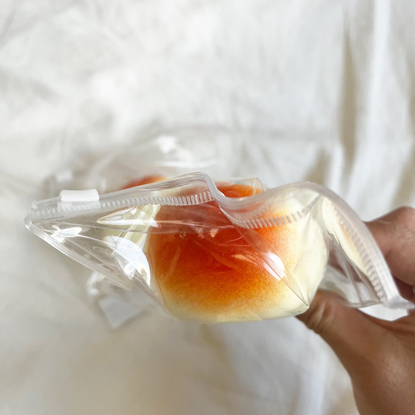 crunchy slushy bead bun squishy