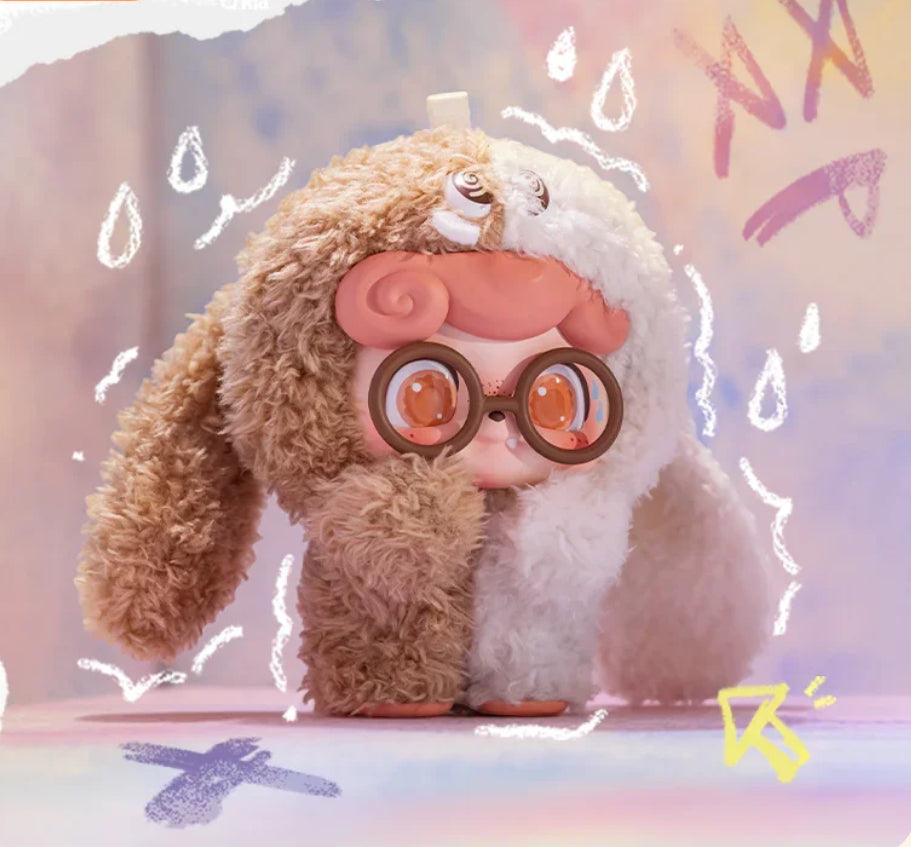 Q kid emotional hairy monsters blind box