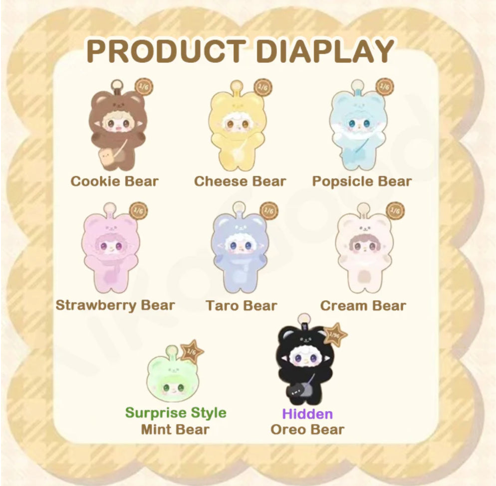 YOOKI take a bite of bear series plush blind box