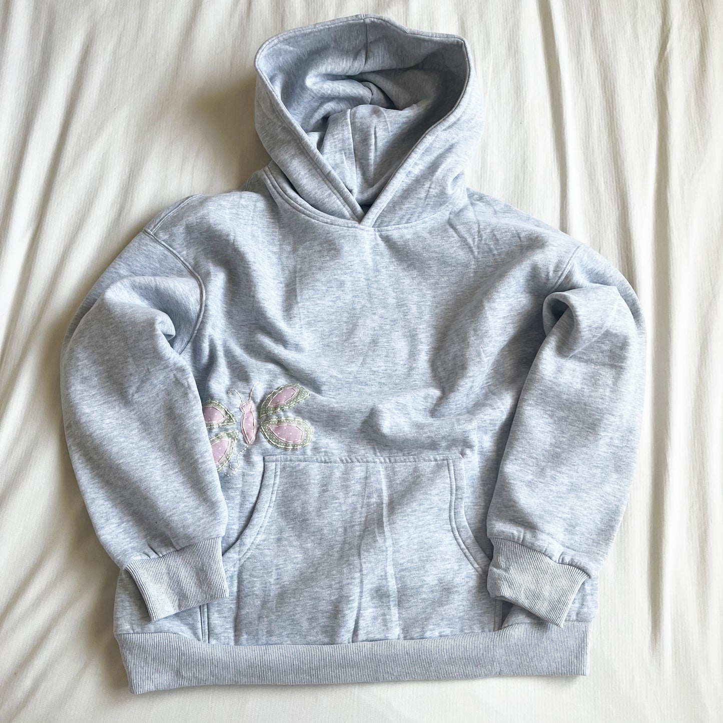 bear and bugs patchwork hoodie - medium