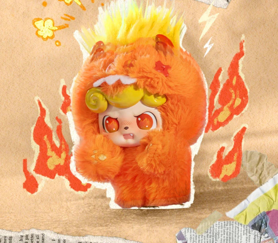 Q kid emotional hairy monsters blind box
