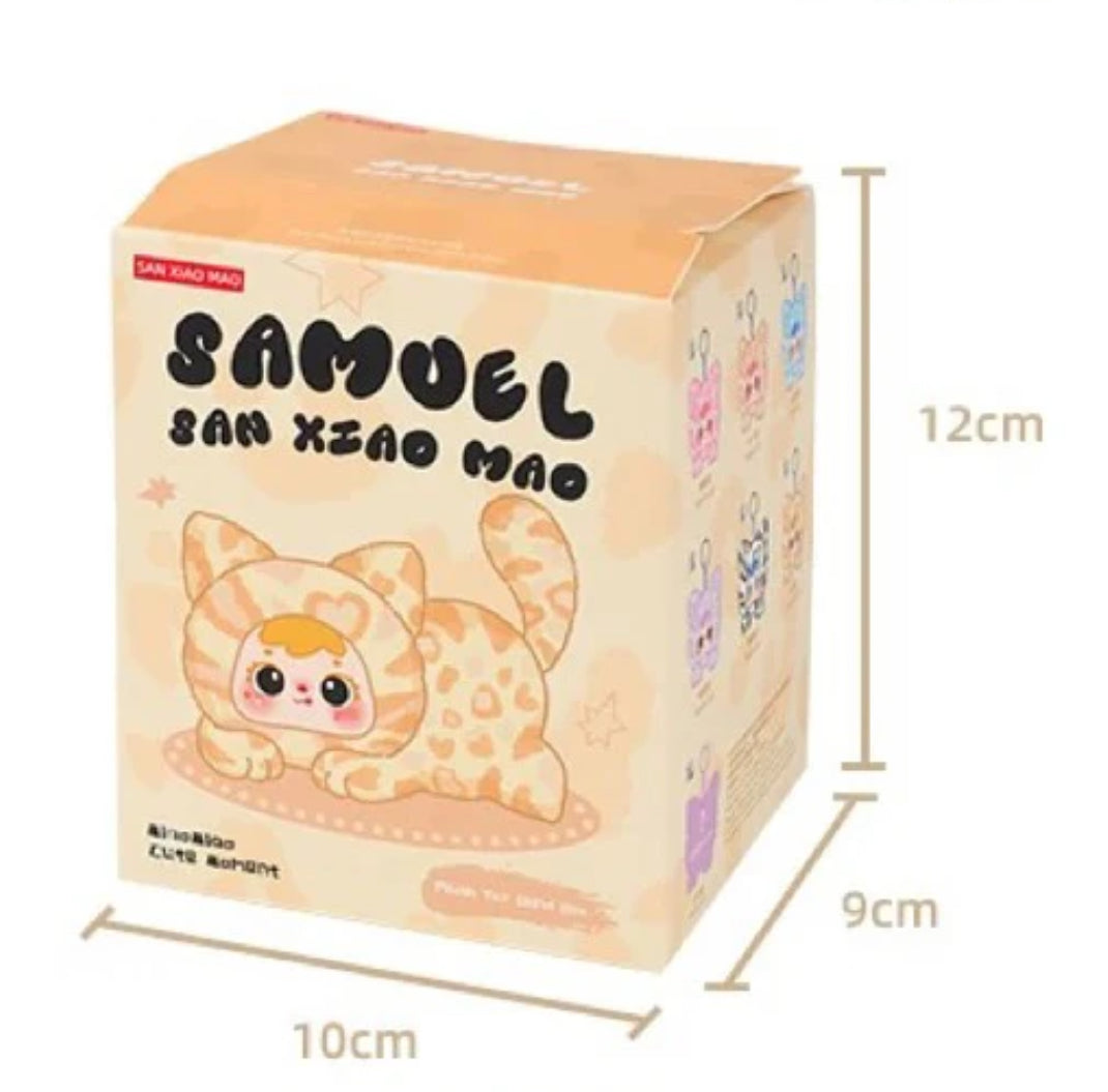samuel miao miao cute moments series plush blind box