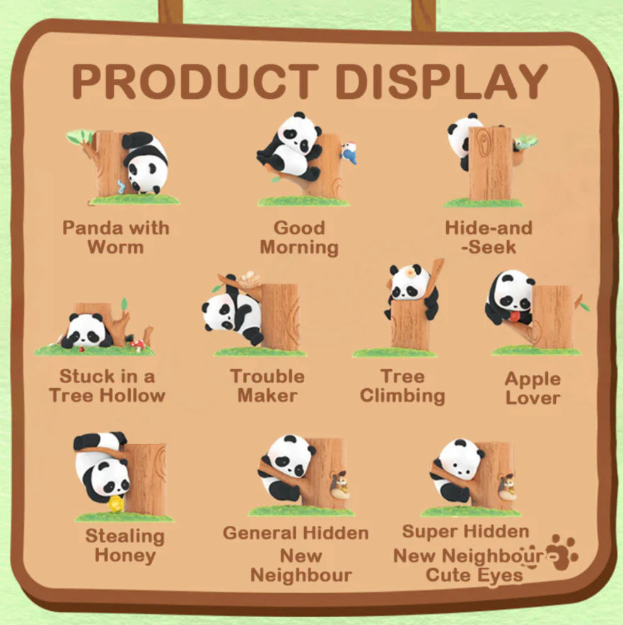 panda roll fruit tree climbing series blind box