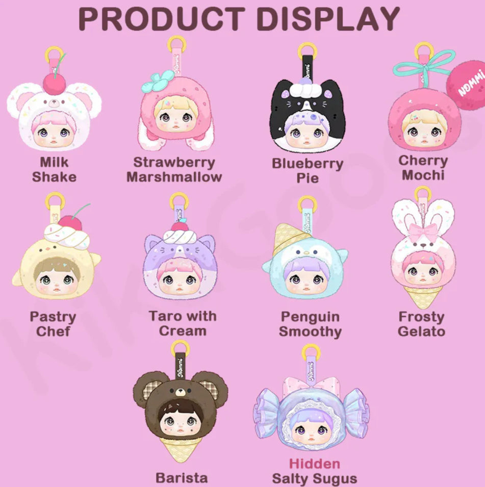 nommi glutinous rice 100% sweetness series plush blind box