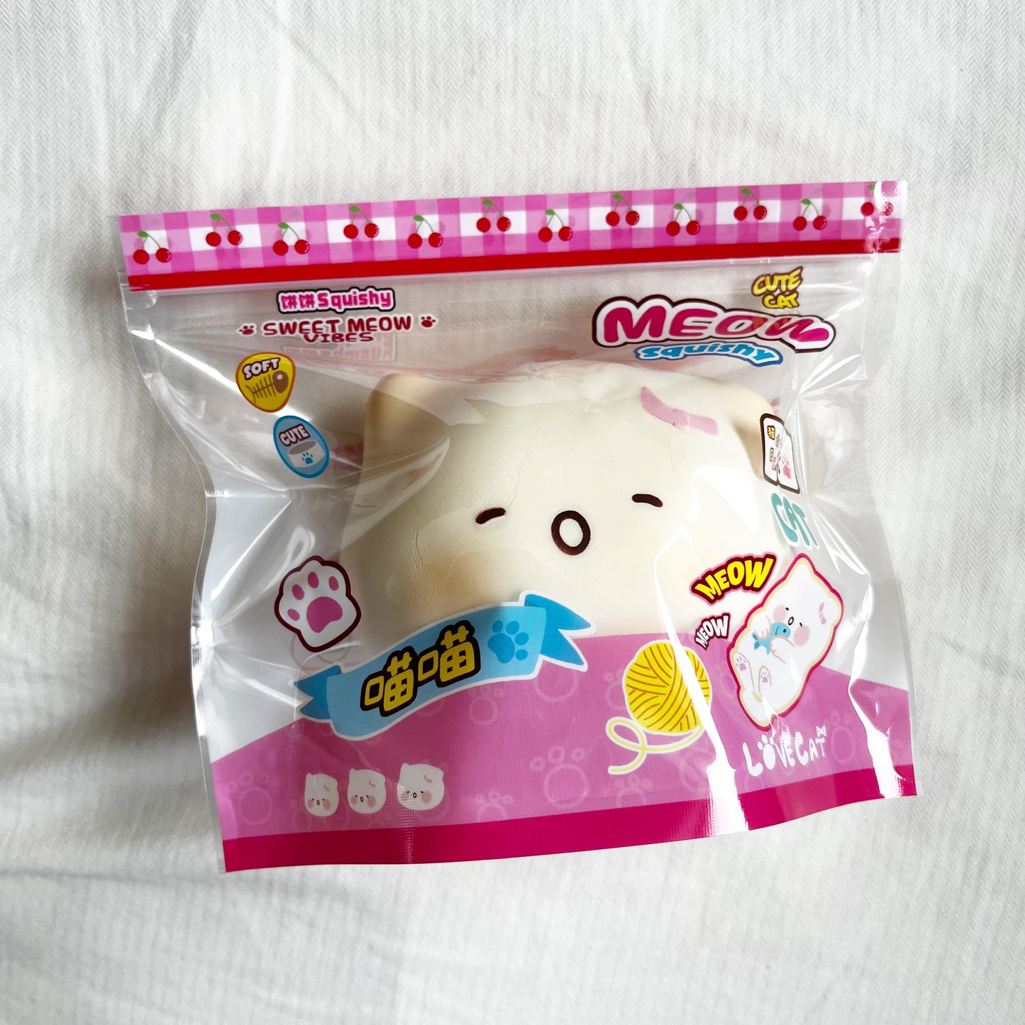 bingbing cat mochi squishy