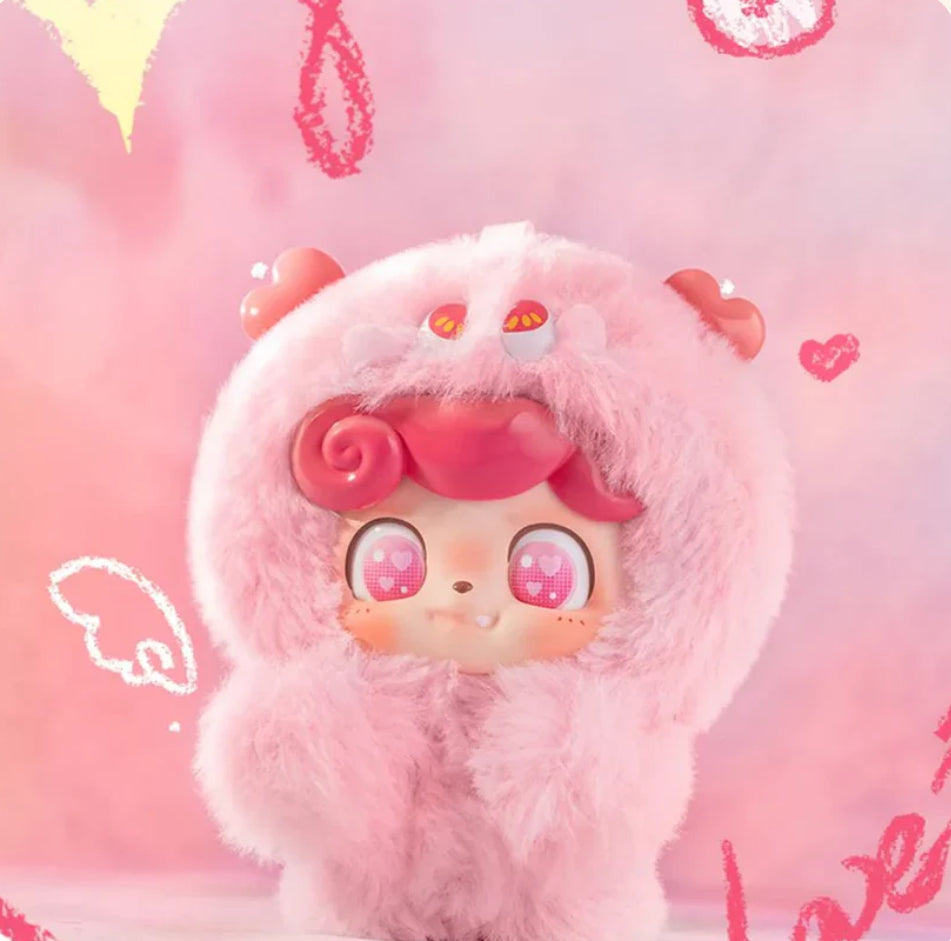 Q kid emotional hairy monsters blind box