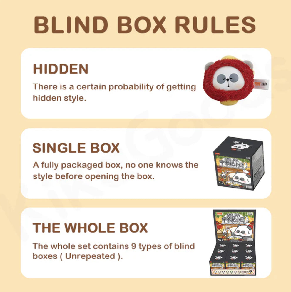 MR PA chinese little PA chef series plush blind box