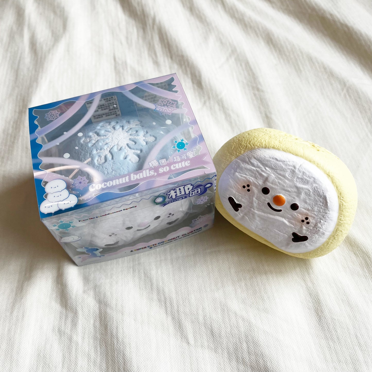 coconut snowball squishy