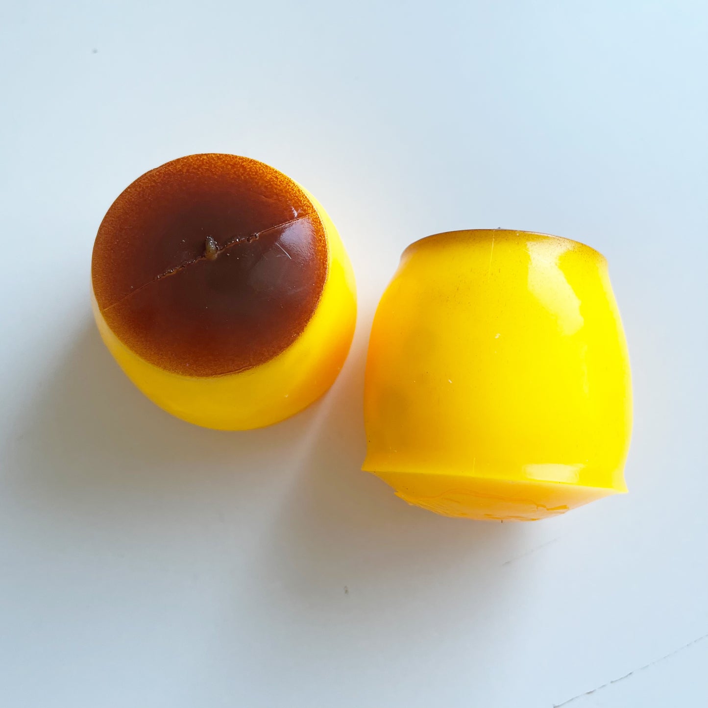 crunchy flan squeeze squishy