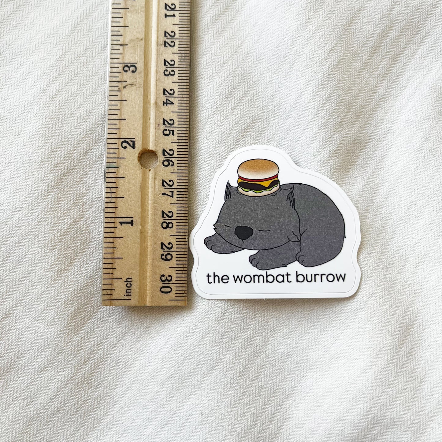the wombat burrow stickers