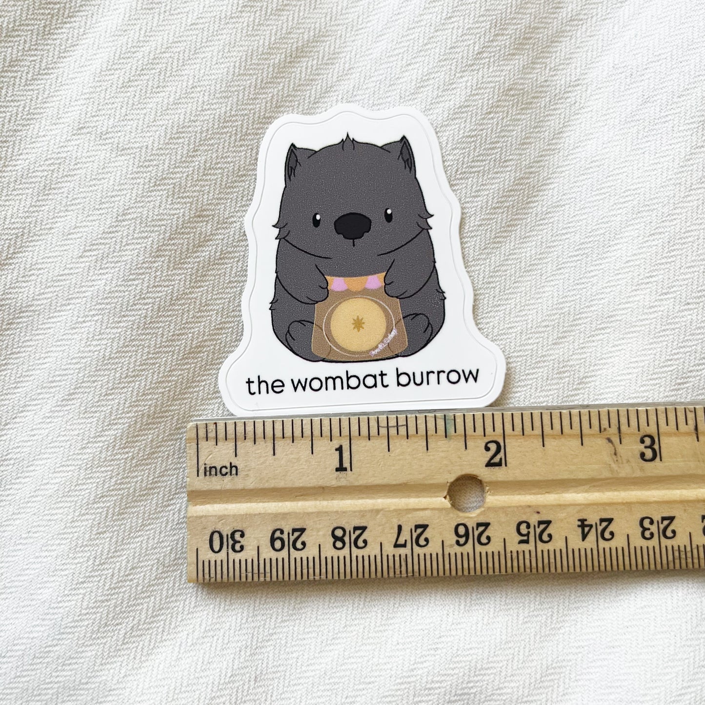 the wombat burrow stickers