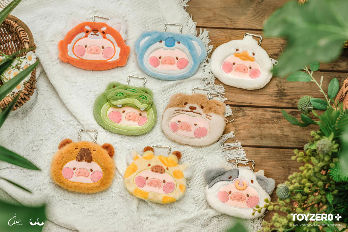 lulu the piggy animal party plush pouch blind box