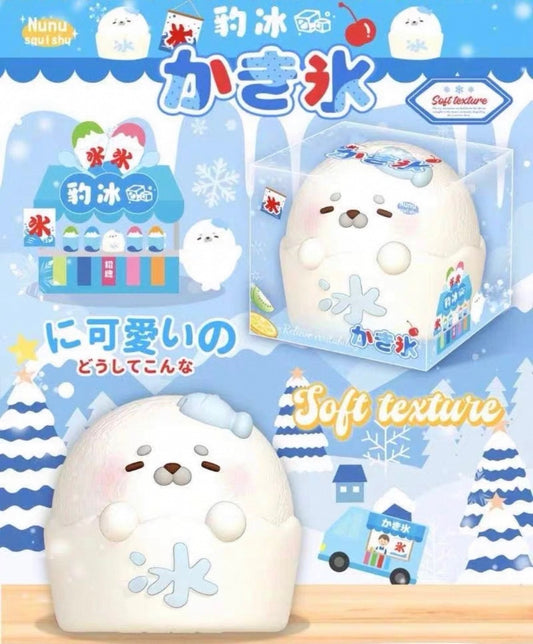 nunu seal shaved ice squishy