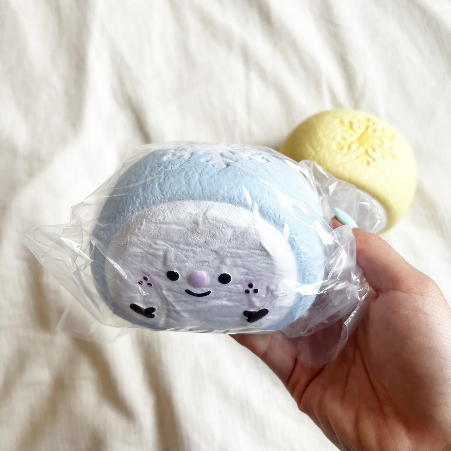 coconut snowball squishy