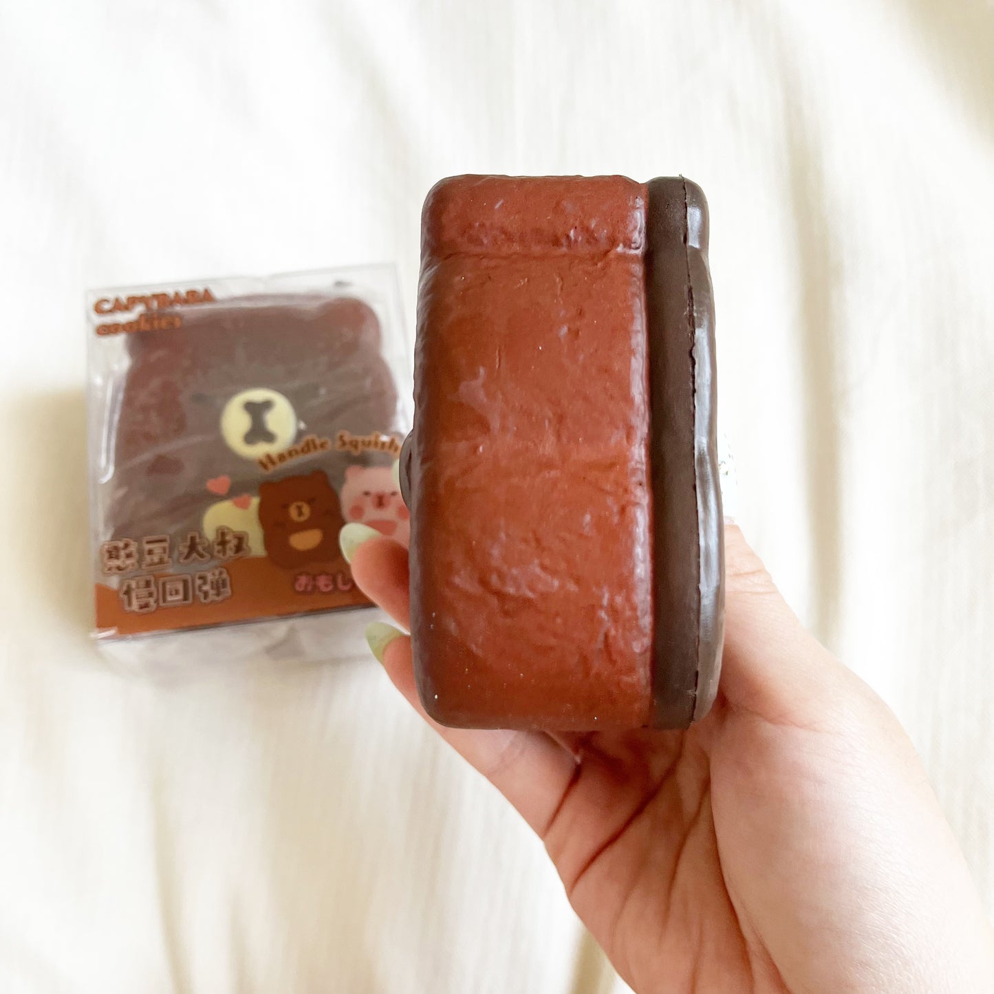 moozy capybara cookie squishy