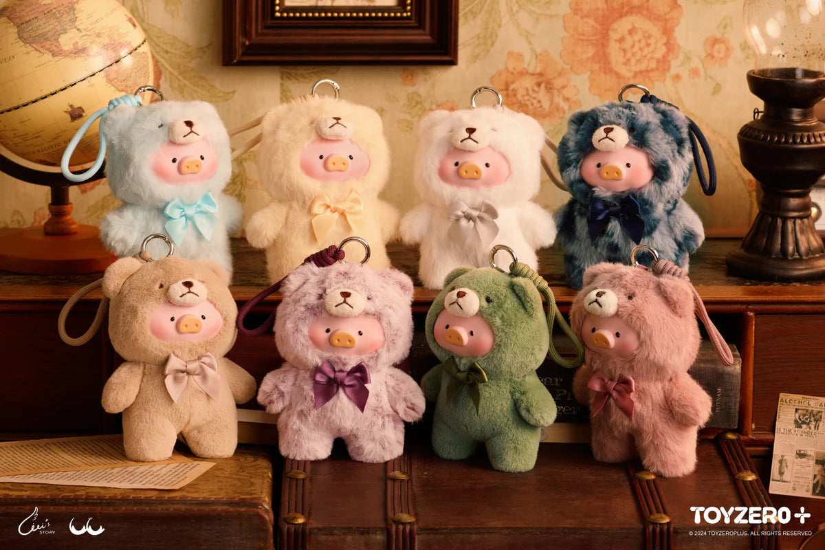 lulu the piggy vintage teddy shop vinyl face blind box