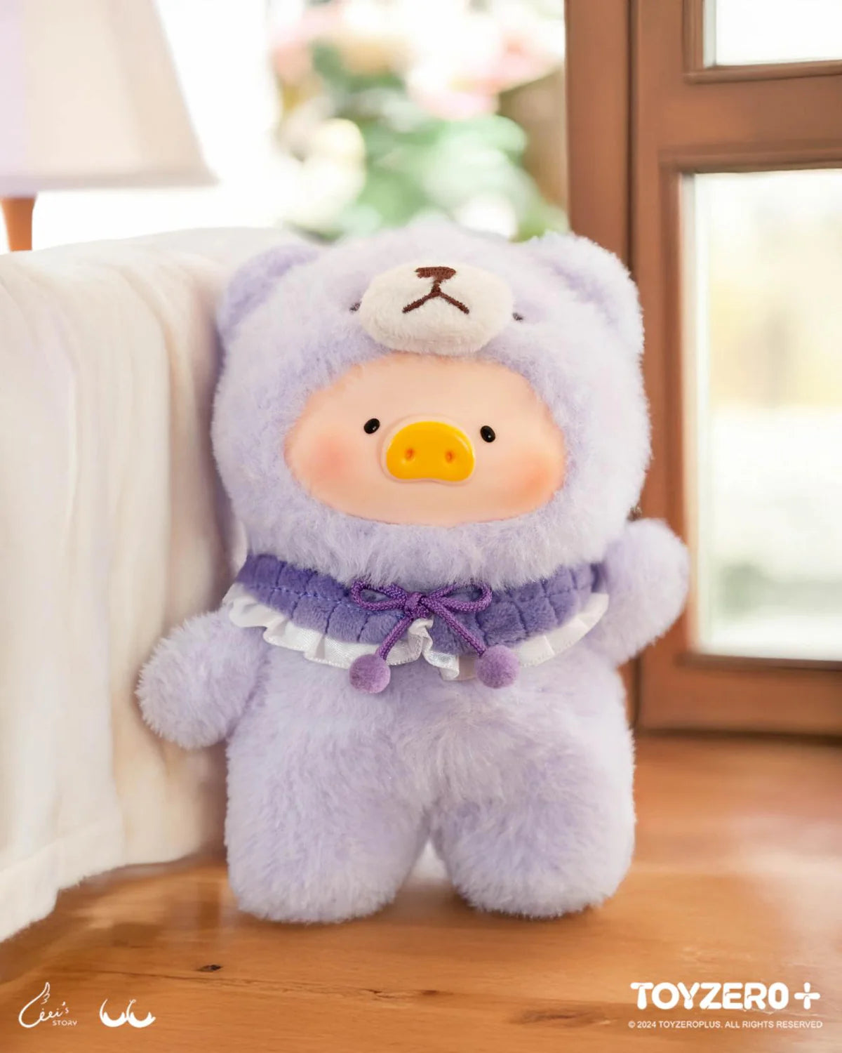 lulu the piggy joyful time series pvc plush keychain blind box