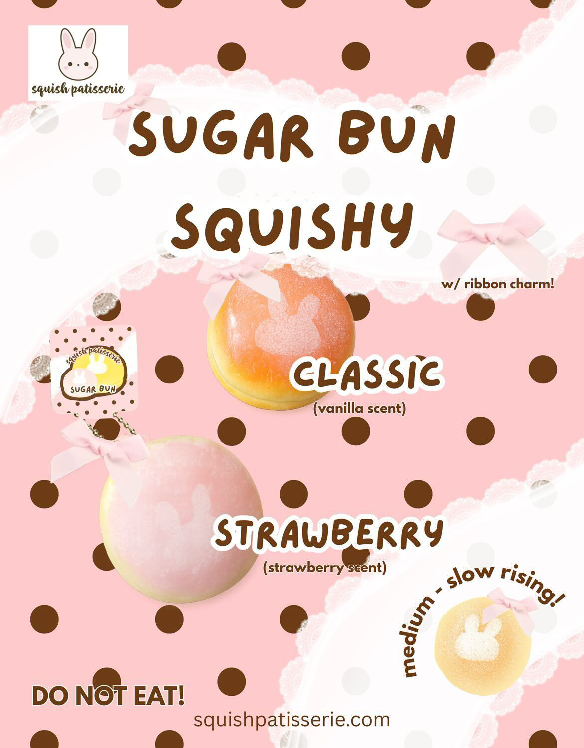squish patisserie bunny sugar bun