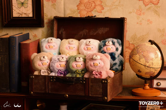 lulu the piggy vintage teddy shop vinyl face blind box