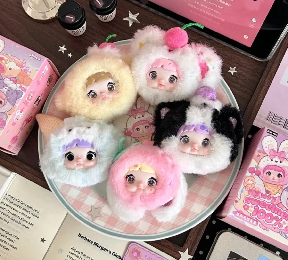 nommi glutinous rice 100% sweetness series plush blind box